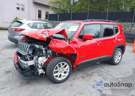 2016 Jeep Renegade Latitude z USA, uszkodzony, nr VIN ZACCJABT6GPC49396